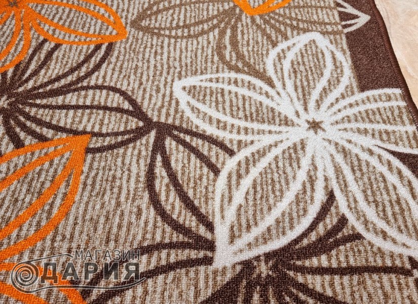 Мокетена пътека ERIKA 8013 beige/orange